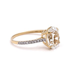 "Héra" Ring D0.313/18 & White Topaz 0.90/1
