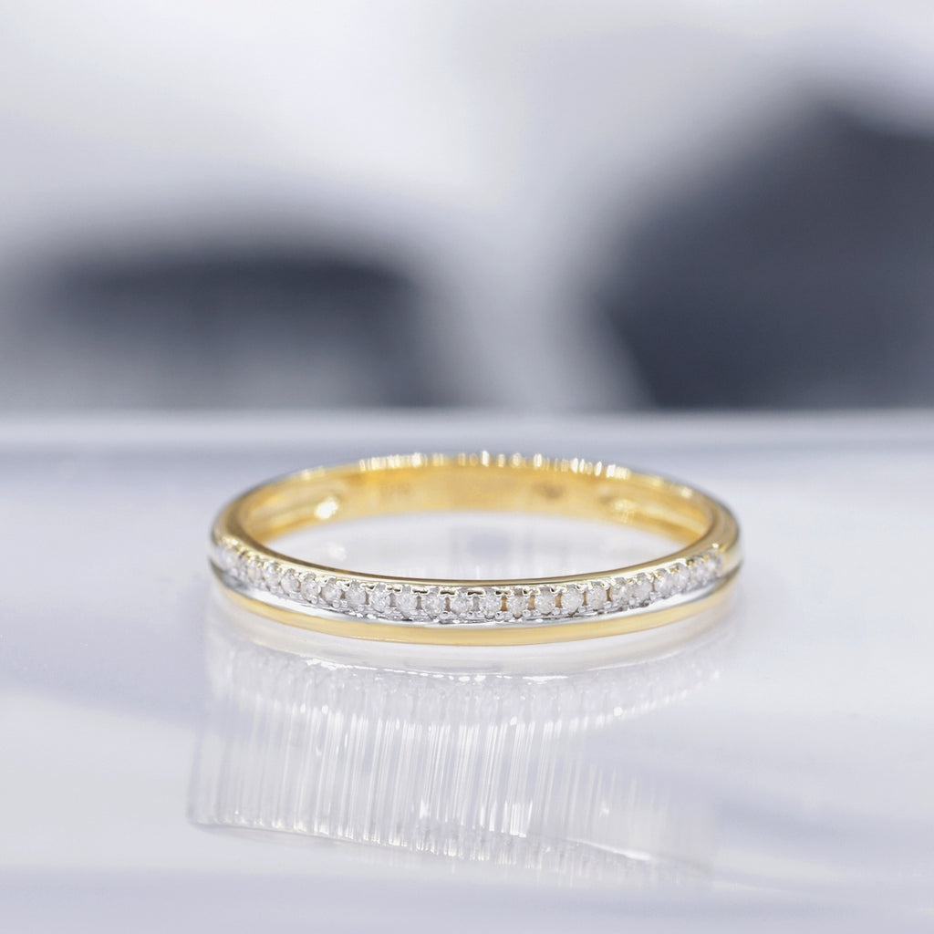 Anillo de Diamantes "Supreme" 0.07/23 - Oro Amarillo 375/1000