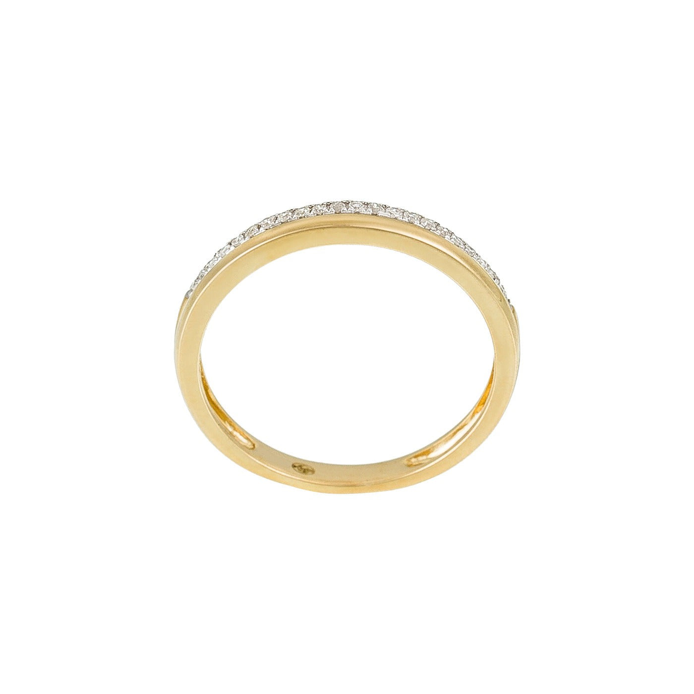 Bague "Suprême" Diamants 0,07/23 - Or Jaune 375/1000