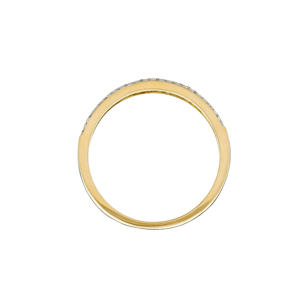 Bague "Suprême" Diamants 0,07/23 - Or Jaune 375/1000
