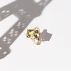 Ring "Green Hill" D0,03/2 & citrien 7/1 - Geelgoud 375/1000