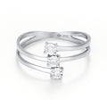 Anillo "Nous Trois" D0,03/3