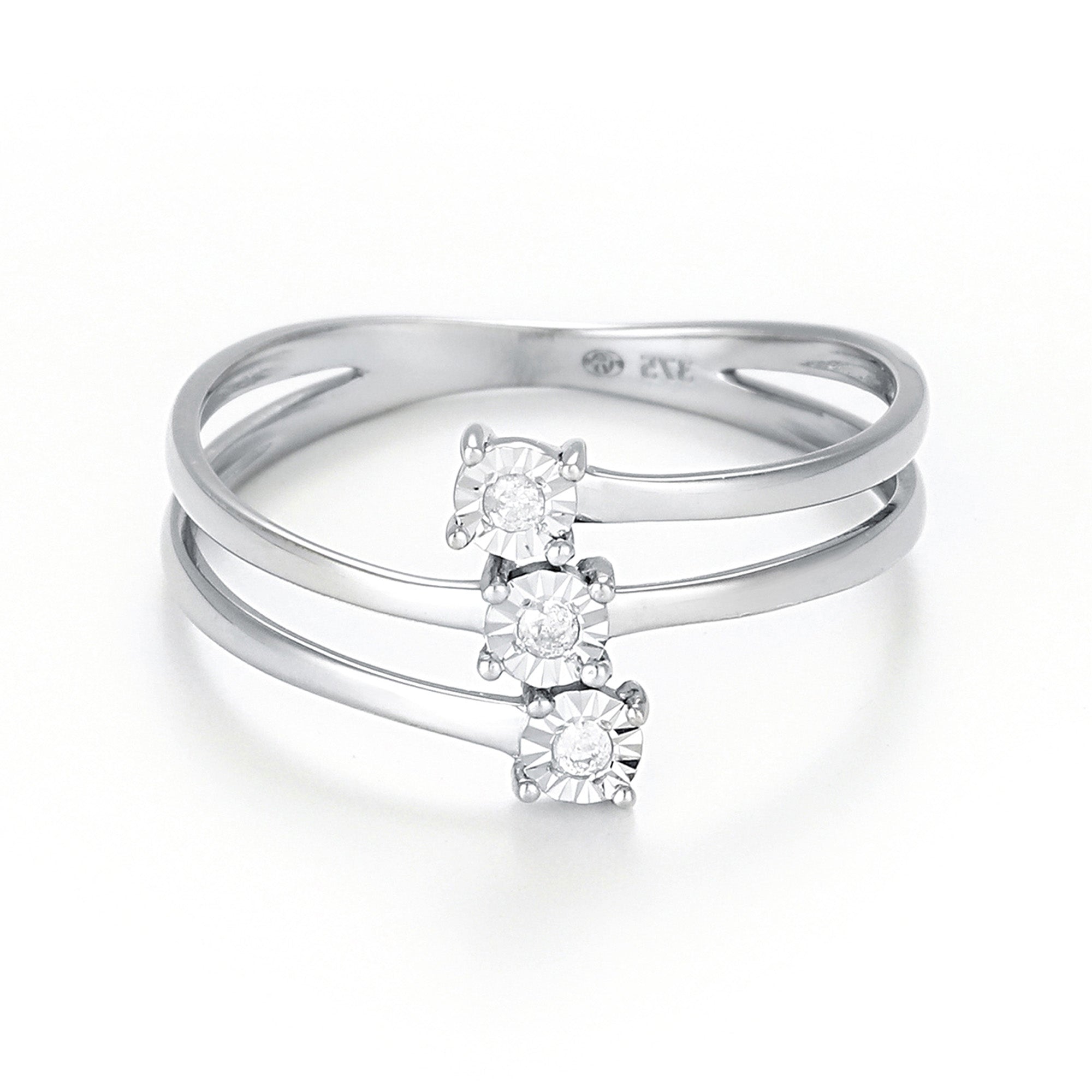 Anillo "Nous Trois" D0,03/3
