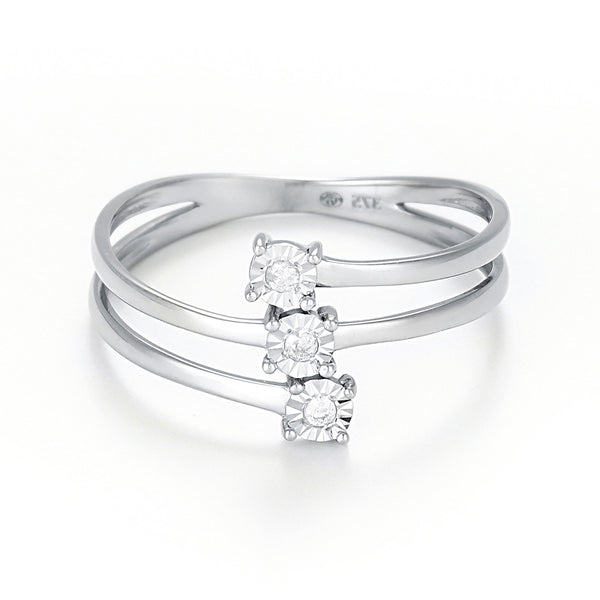 Anillo "Nous Trois" D0,03/3