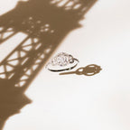 Anillo "Infinito" D0,31/51 - Oro blanco 375/1000