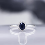 "Abra" Ring D 0.06/18 Sa 0.55/1 - White Gold 375/1000
