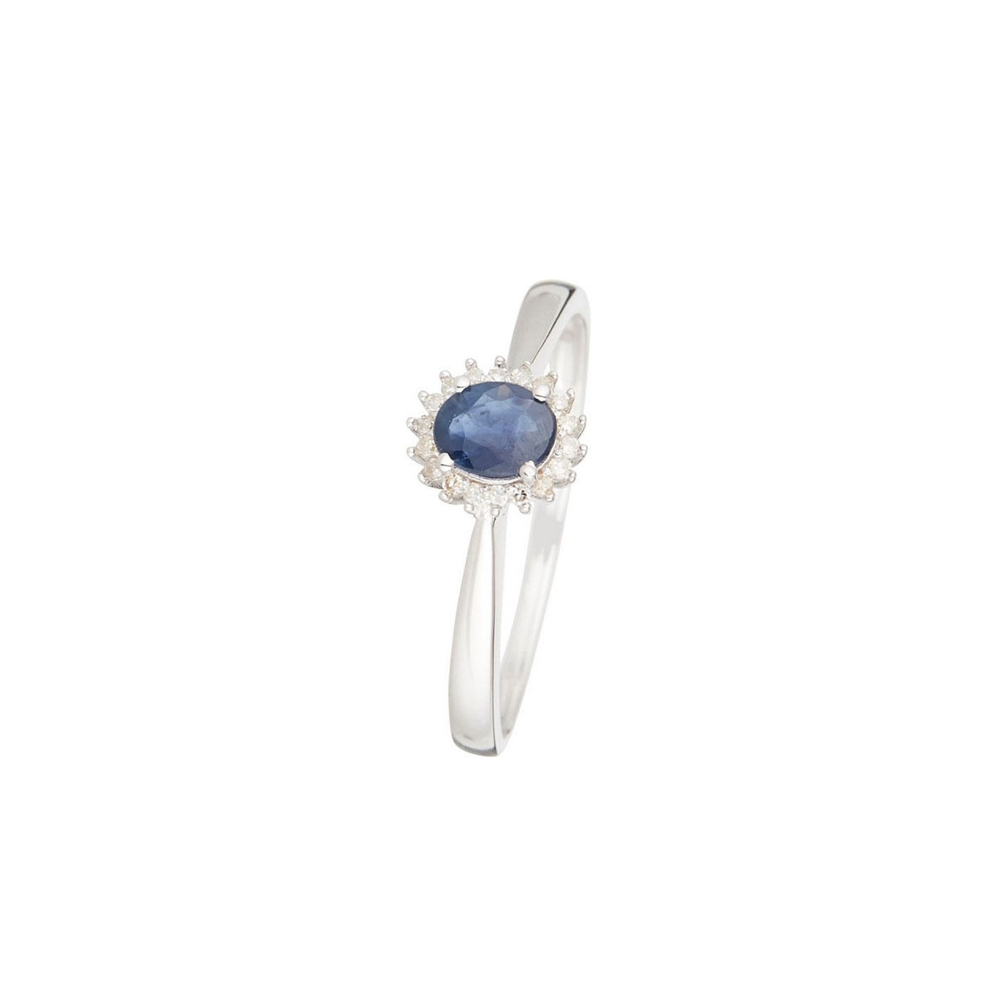 "Abra" Ring D 0.06/18 Sa 0.55/1 - White Gold 375/1000