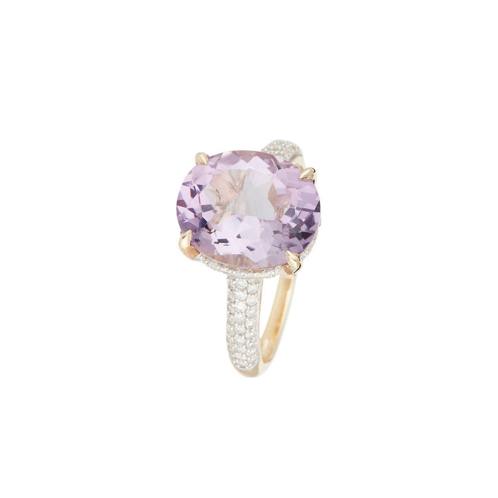 Anillo "Maitland" D 0.44/80 Am 9.2/1 - Oro amarillo 375/1000