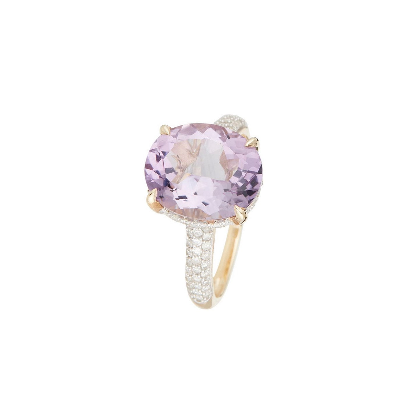 Anillo "Maitland" D 0.44/80 Am 9.2/1 - Oro amarillo 375/1000