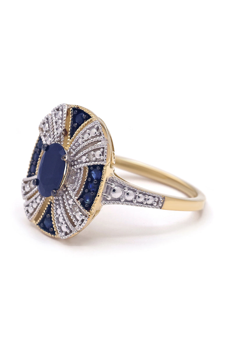 Bague "Lune D'Argent" D0,014/4; Sa0,872/9