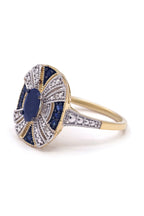 Bague "Lune D'Argent" D0,014/4; Sa0,872/9