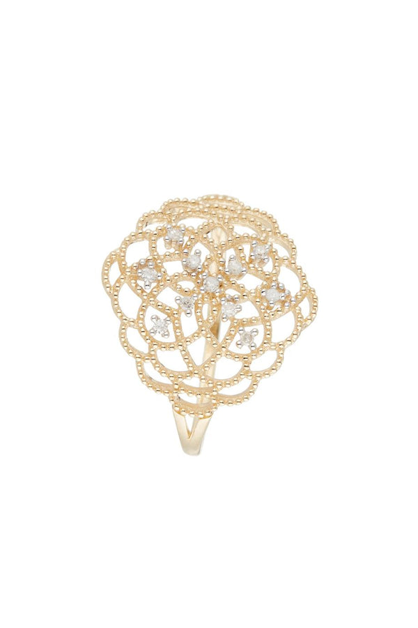 Bague "Dentelle" D0,06/11