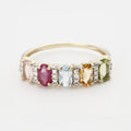 Bague "Florentine" D0,033/6; Pd0,272/1; Ct0,44/1; Bt0,35/1; Ru0,35/1;  Rq0,33/1