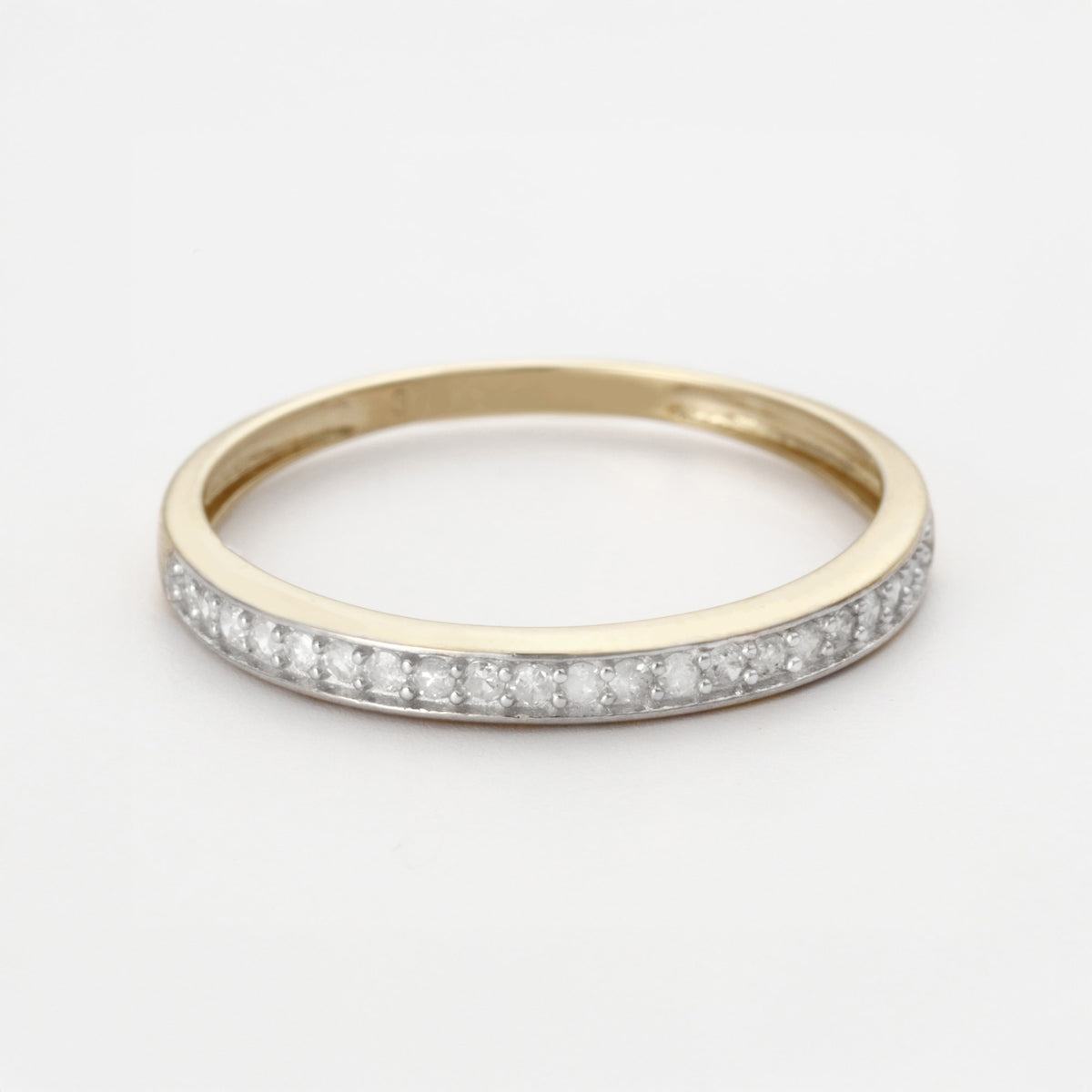 Bague "Orphée" Diamants 0,132/21 - Or Jaune 375/1000