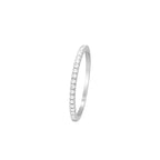 Anillo "Alliance Délice" Diamantes 0.16/20 - Oro blanco 375/1000