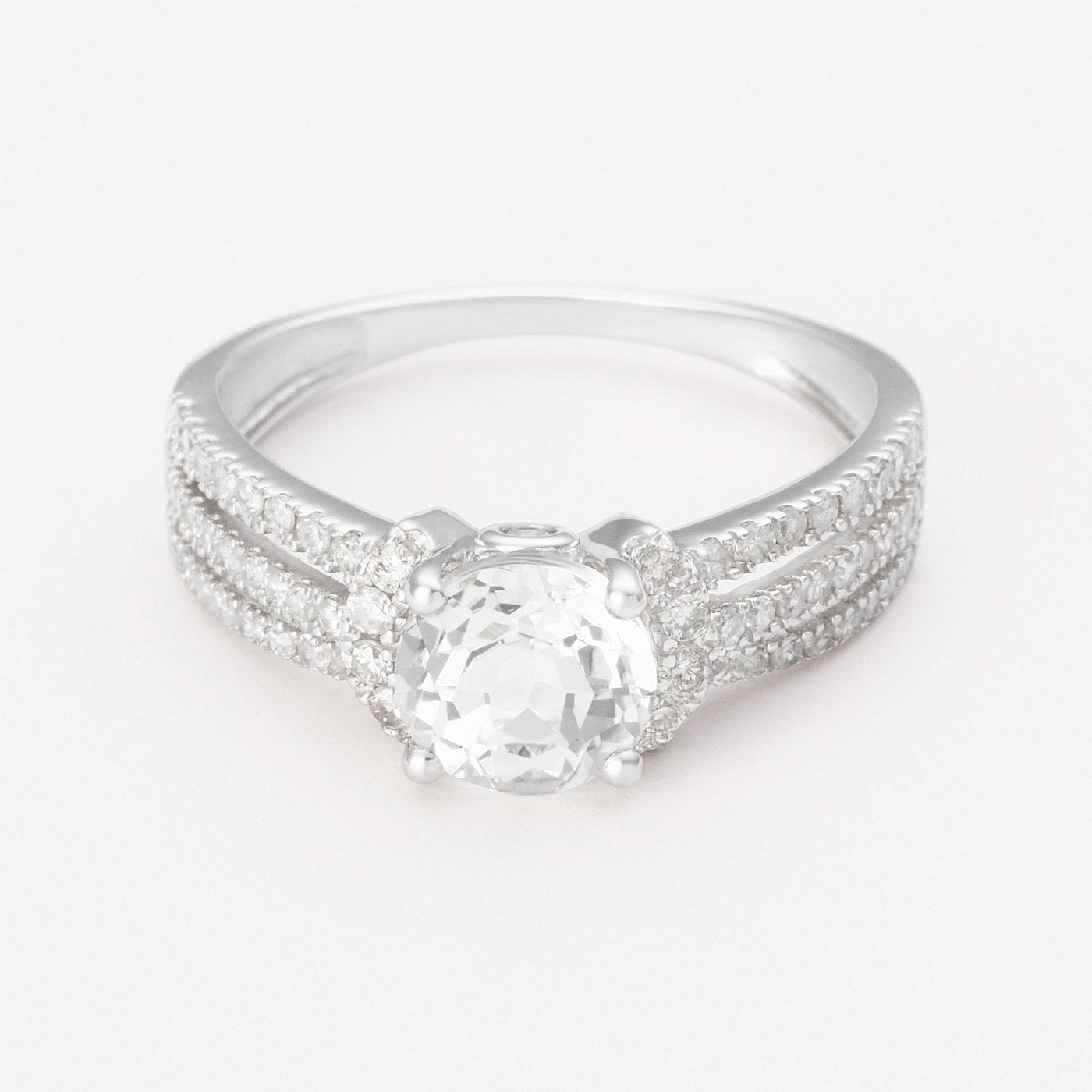 “Sparkling” ring D0.383/60; Wt1,573/1 - 375/1000 White Gold