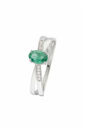 “Ambi” ring D 0.035/10 Emerald 0.605/1