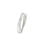 Anillo "Kudai" D 0.269/17 - Oro blanco 375/1000