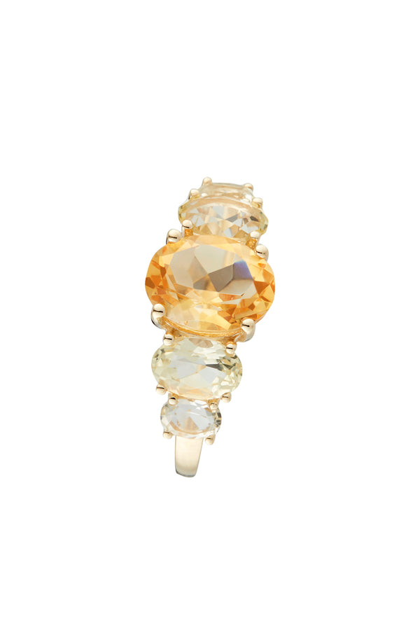 Bague "Yellow Hill" Cit 1,89/1 Lem Quartz 1,48/4