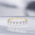 "Kuantan" Ring, D 0.294/27 - 375/1000 Yellow Gold