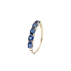 Anillo "Binty" Zafiro 1.25/5 - Oro amarillo 375/1000