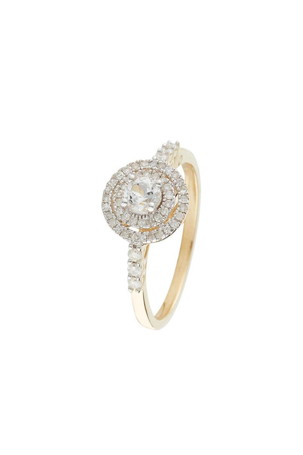 Anillo "Nosy" D 0,25/51 White Topaze 0,40/1