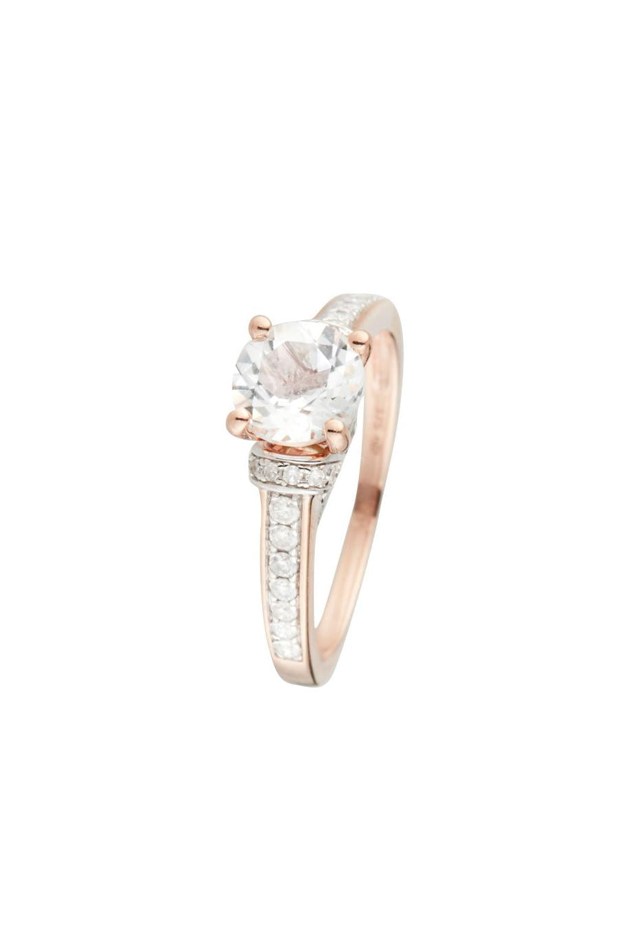"Chera" Ring D 0.291/40 White Topaze 1.573/1