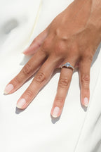 "Chera" Ring D 0,291/40 White Topaze 1,573/1 - Rose Gold 375/1000