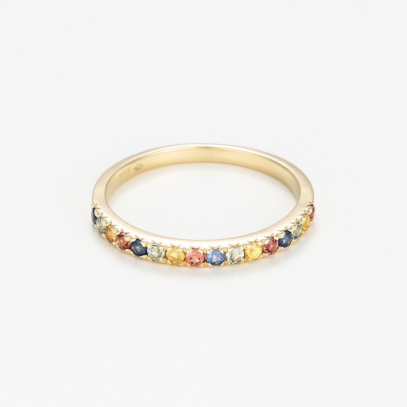 "Multicolor" Ring - Yellow Gold 375/1000