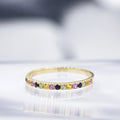 "Multicolor" Ring - Yellow Gold 375/1000