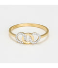 Bague "Ronds Entrelacés" - D0,06/30 - Or Jaune