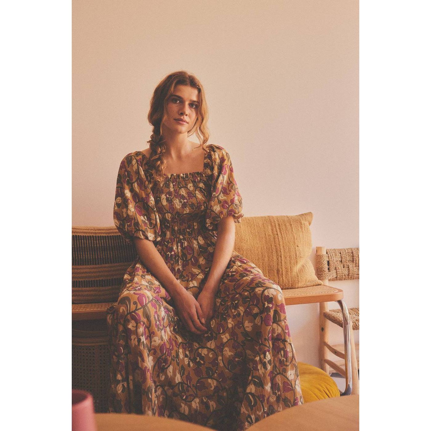 Robe Byouti - Ocre