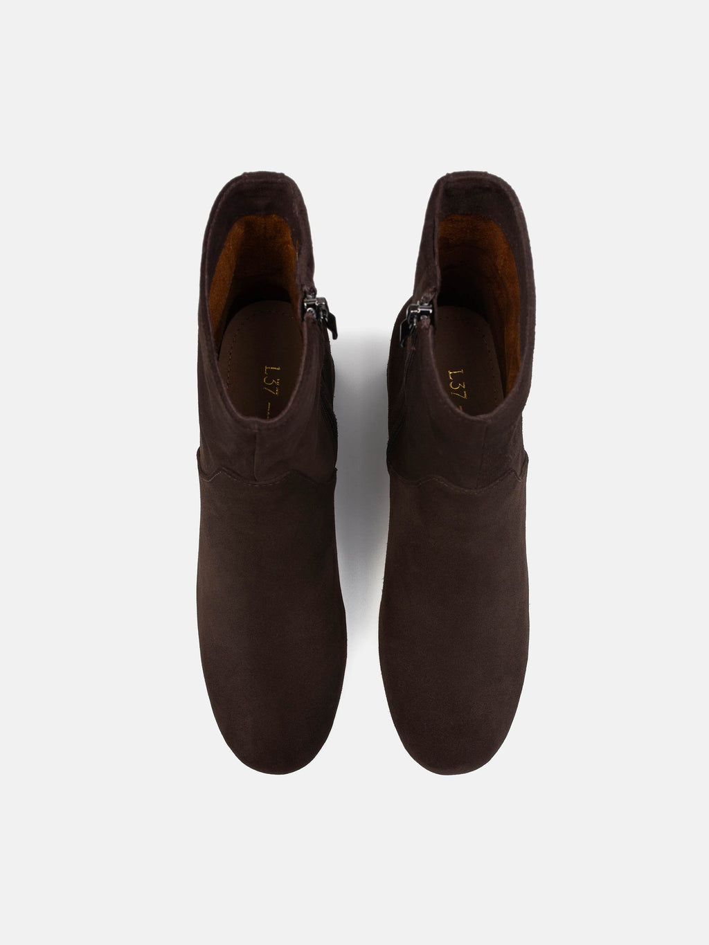 Twilight Glimmer Ankle Boots - Brown