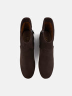 Twilight Glimmer Ankle Boots - Brown