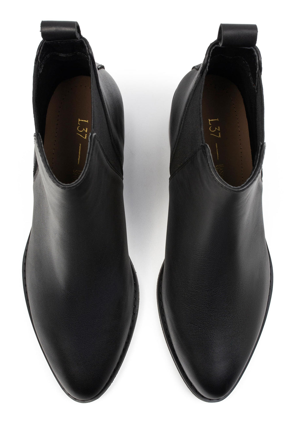 Galactic Mist Ankle Boots - Black