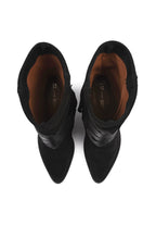 Botines con billete de cien dólares - Negro