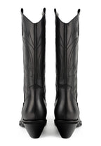 Botas con hojas de acebo - Negro