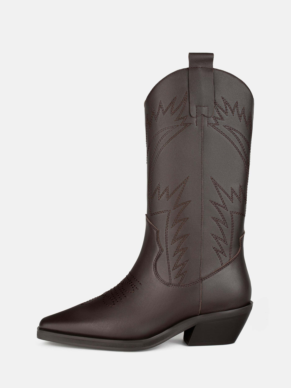 Holly Leaves Boots - Brown