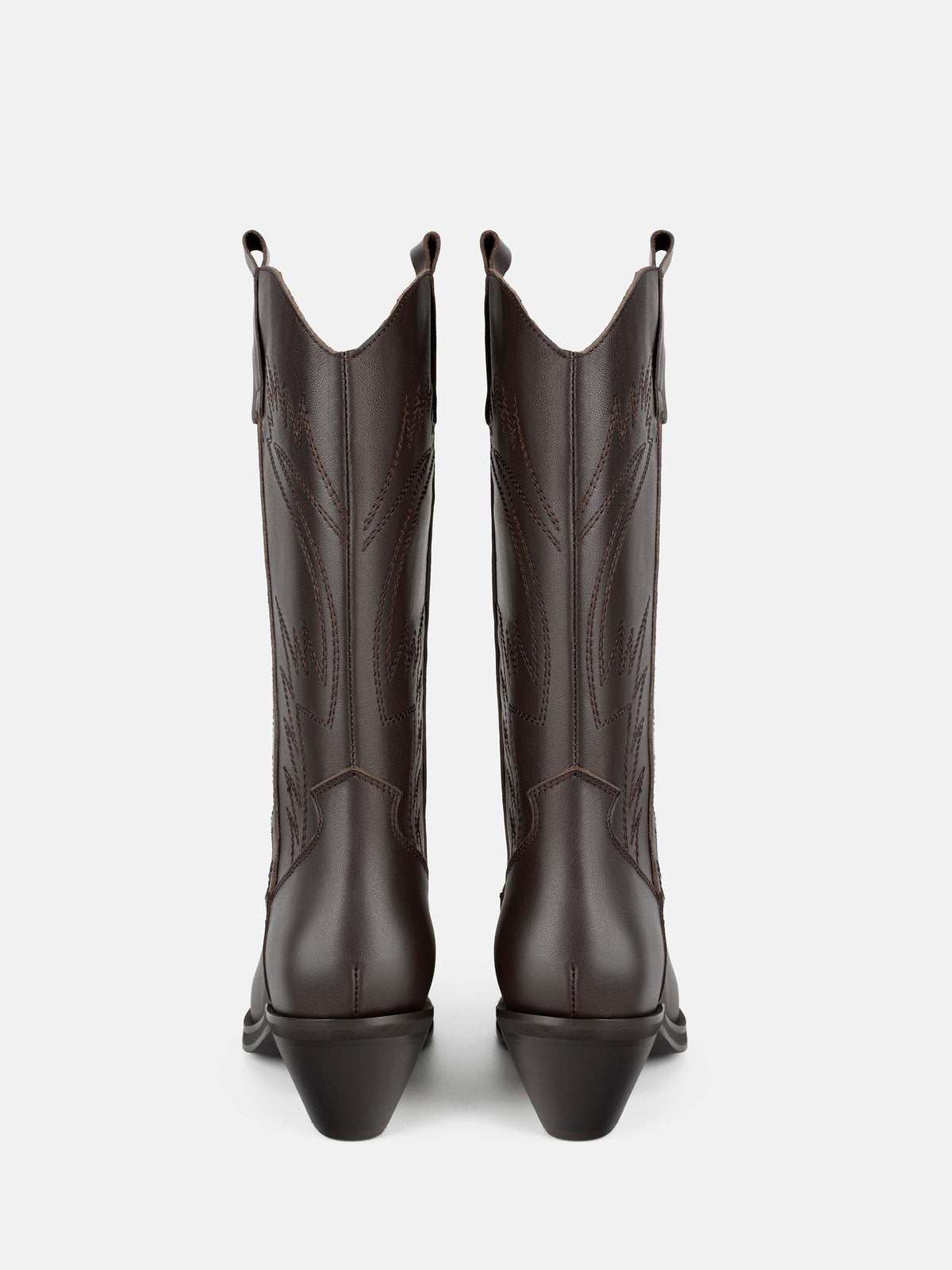 Holly Leaves Boots - Brown