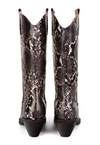 Holly Leaves Boots - Brown