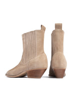Botines Never Been Alone - Cuero tostado