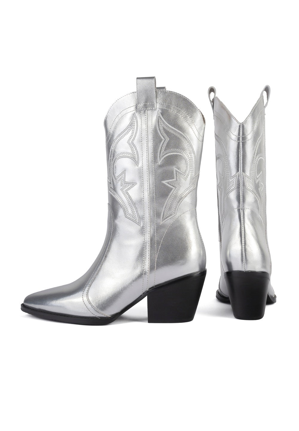 Botines Only Want You - Plateado