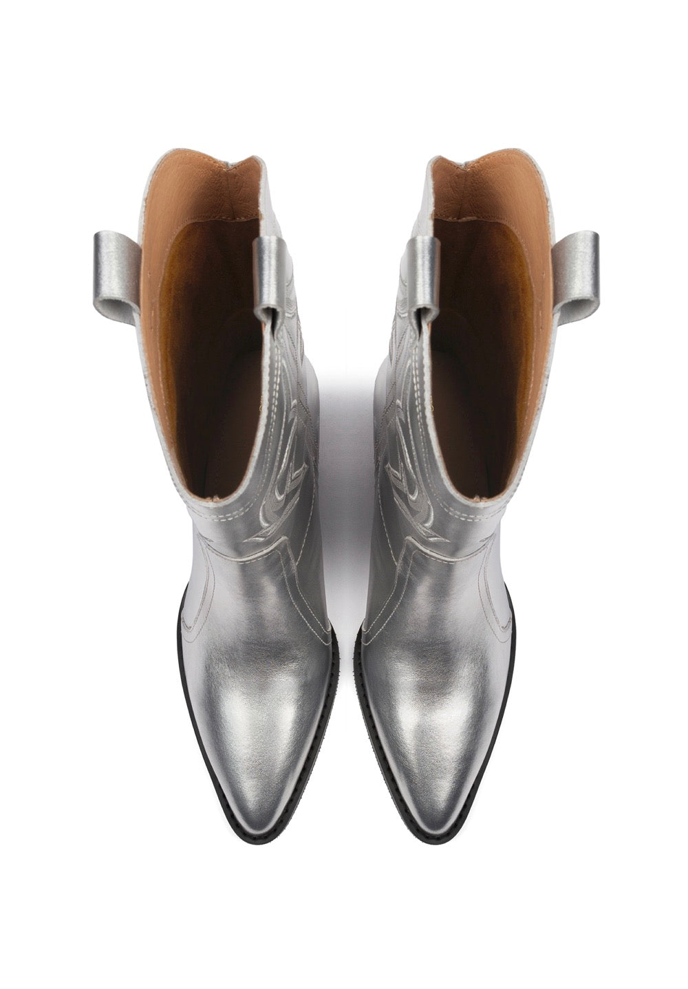 Botines Only Want You - Plateado