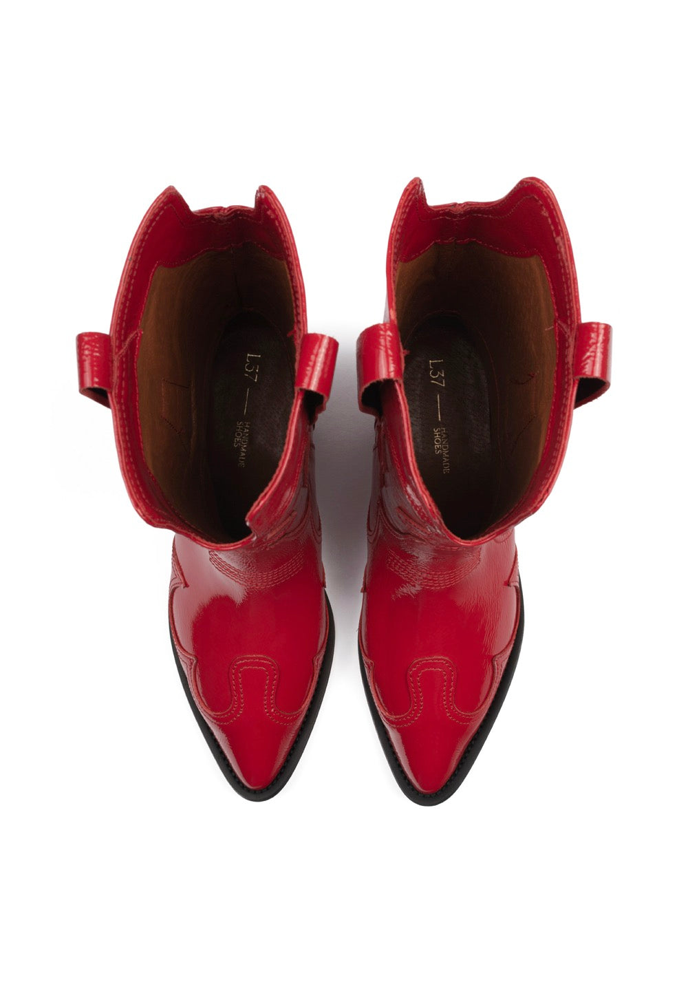 Rojo Botines Vino Tinto - Rojo