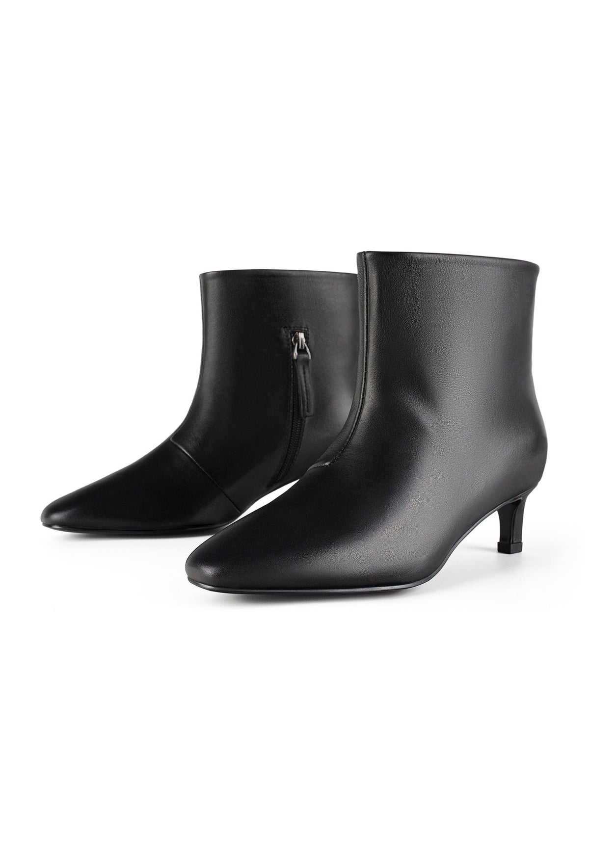 Twilight Glimmer Ankle Boots - Black