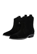 Walk Between Stars Ankle Boots - Black