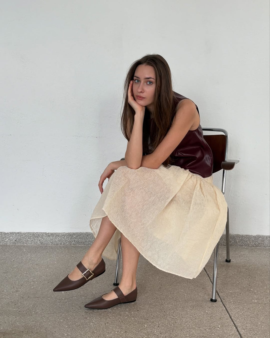 Ballerine About Time - Marrone