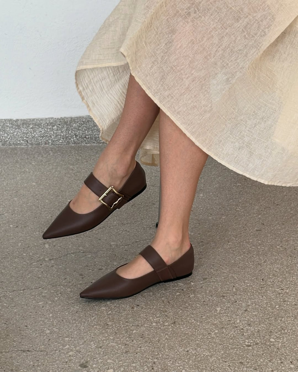 Ballerine About Time - Marrone
