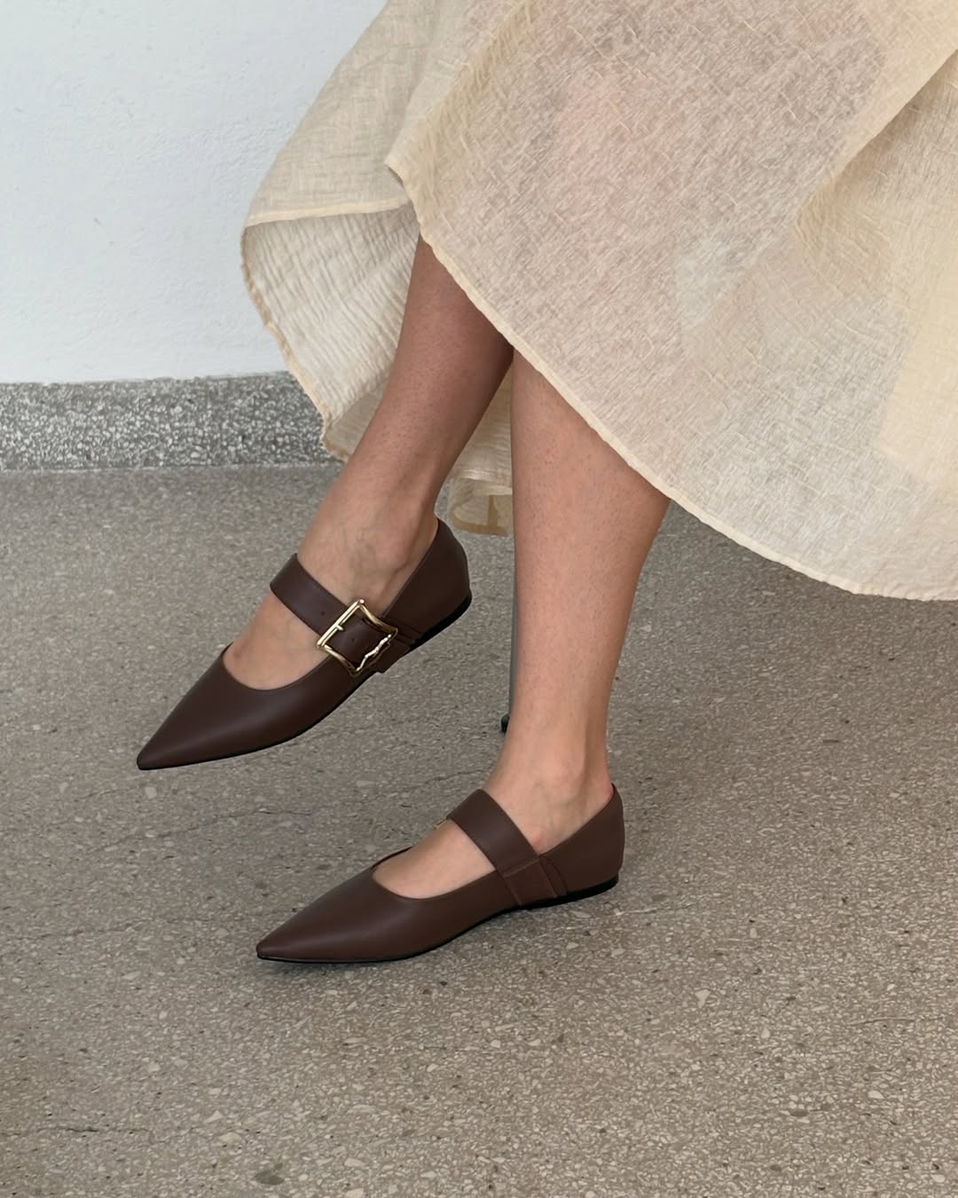 Ballerine About Time - Marrone