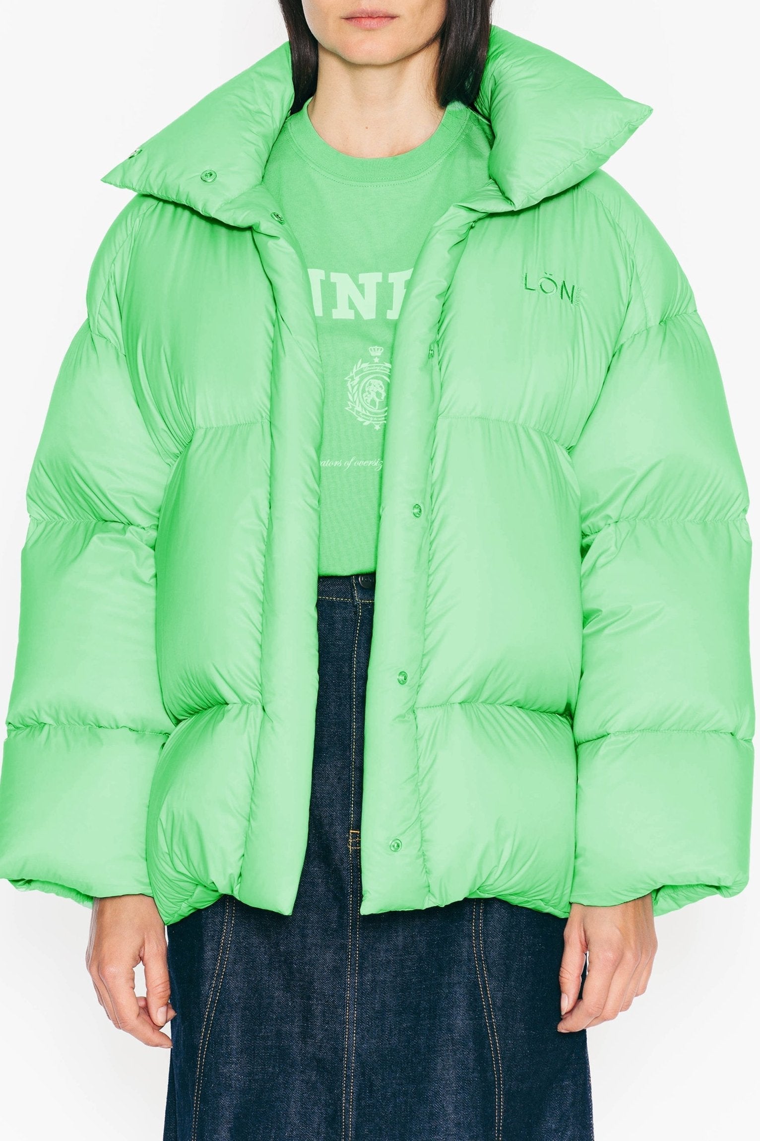 Margaux Lonnberg - The Belmoore Green Puffer Jacket